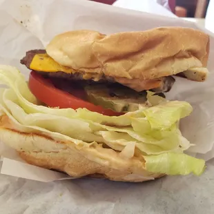 This is what gross burgers look like, hard dry meat