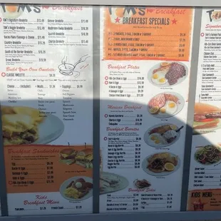 March 17, 2024 Tom's drive-through menu