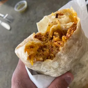 Chorizo and Egg Burrito