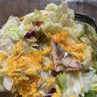 I found this in my chicken salad. If I would of ate this I could of choked or cut up my throat.