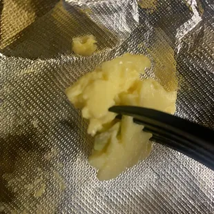 Green stuff in my eggs