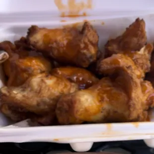 Buffalo Wings, a must have! Blue cheese is a must!