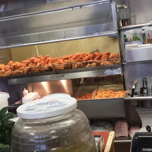Fried chicken aren't freshly made