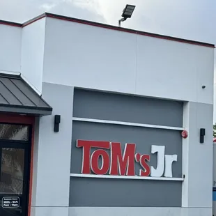 the front of the store