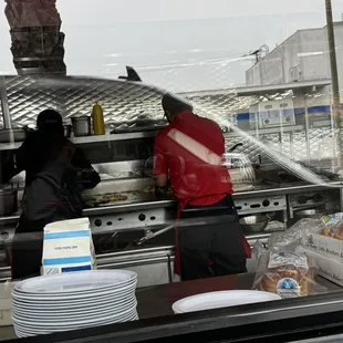 Hard working employees