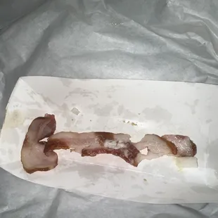 Raw bacon
