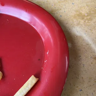 So dirty plate.. I Will never go here again