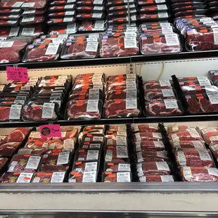 a display of meat