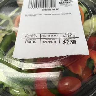 Grabbed a quick bowl of greens to go with my protein