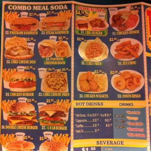 Menu 4 of 4 pages