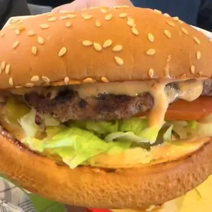 Hamburger for was fire good burger