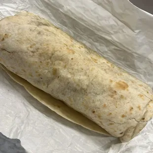 Bacon breakfast burrito