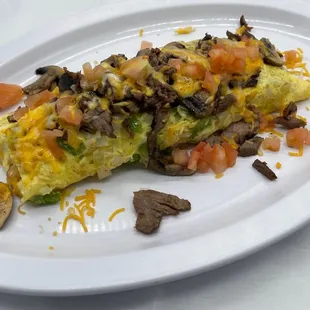 an omelet