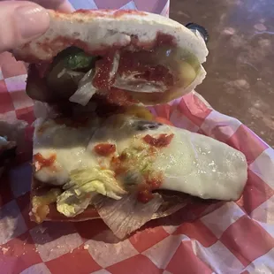 Steak hoagie with all the fixings!