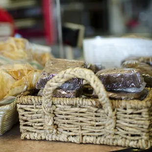 Try our homemade potato chips and brownies.  You'll love them