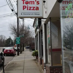 Tom's on a cold, cloudy, winter day.