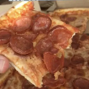 Pepperoni pizza