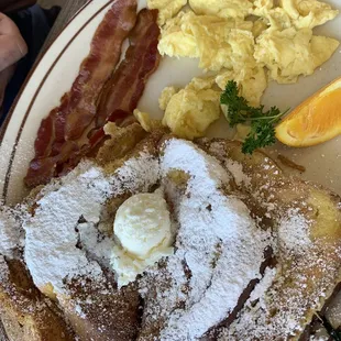 French Toast and 2 Eggs Breakfast