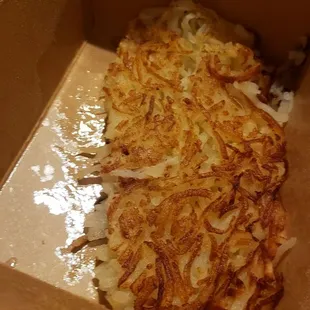 Side of  hash browns,$4.95