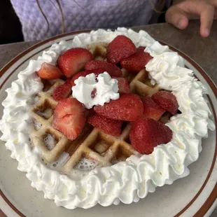 food, waffles