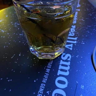 92% Jack Daniels, 8% ginger ale