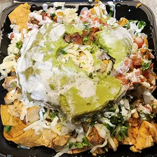 Chicken Nachos. Full size. Ian's favorite food!