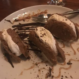 Bourbon Caramel Ice Cream Sandwiches
