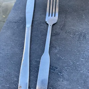 Dirty silverware