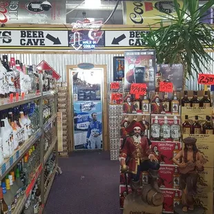 the inside of a store
