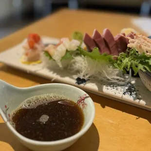 sushi, sashimi, sushi and sashimi, food