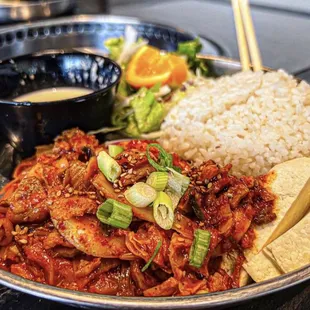 Pork belly kimchi