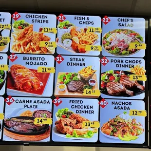 Lunch &amp; Dinner Items