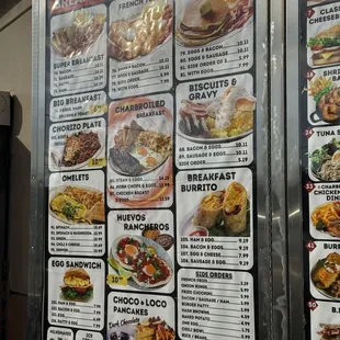 Updated menu as of 12-23-23