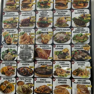 Updated menu as of 12-23-23.  Profes are still really fair for the current recession