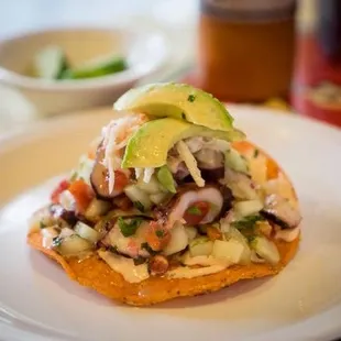 Tostada campechana