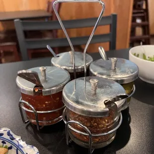 a variety of food items