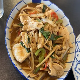 E8. Spicy Basil Bamboo Shoot