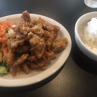 Crispy Sesame Honey Chicken