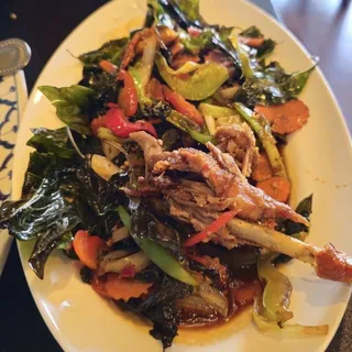 CS8. Crispy Duck Thai Basil