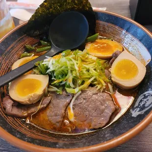 Spicy Wagyu Beef Ramen with extra egg