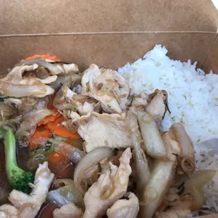 a box of food