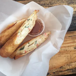 &quot;Sexy crab rolls&quot; were delicious.