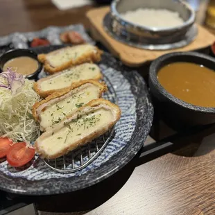 Cheese Tonkatsu $22 side of curry sauce $5