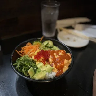 Tuna poke bowl