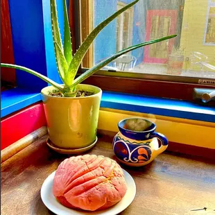 a plate of food on a table