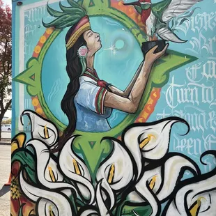 Beautiful outside art