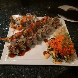 food, sushi and sashimi, sashimi, sushi