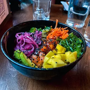 Spicy Salmon Poke Bowl