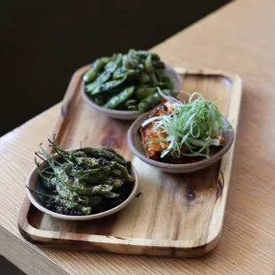 Three appetizers