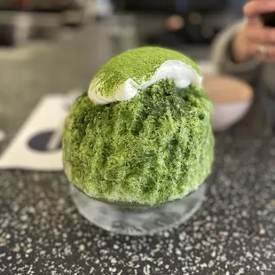 Matcha shaved ice. IG: @_emwong_
